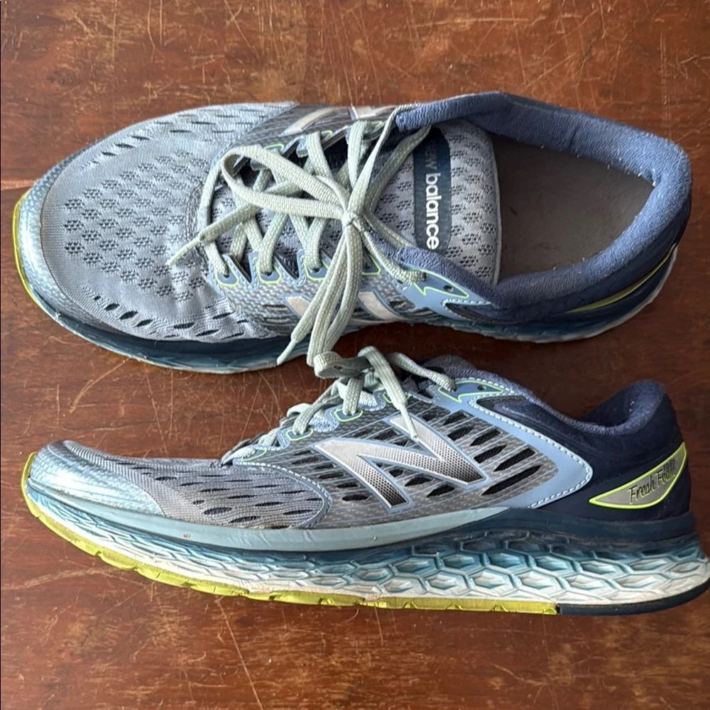 New Balance Blue and Gray Athletic Sneakers - Picture 6 of 7